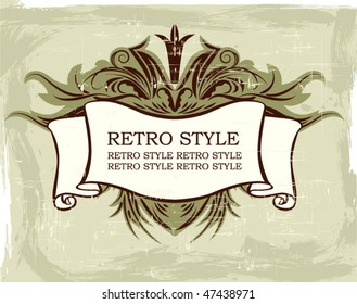 Vintage label