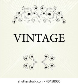 Vintage label