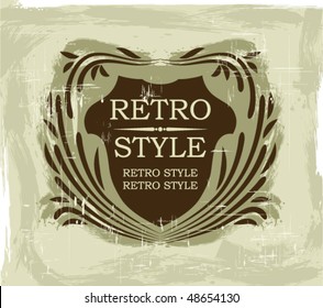 Vintage label