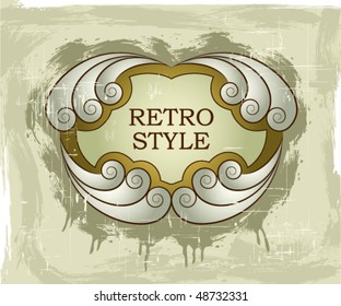 Vintage label