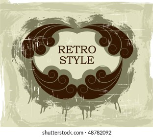 Vintage label