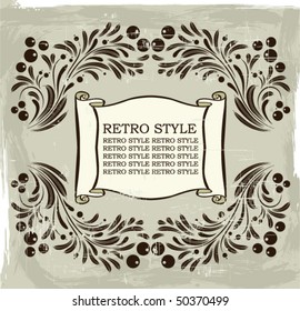Vintage label