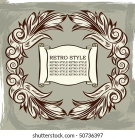 Vintage label