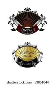 Vintage label
