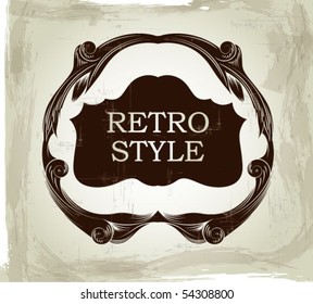 Vintage label