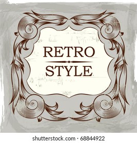Vintage label