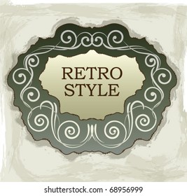 Vintage label