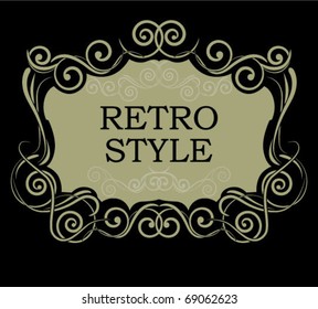 Vintage label
