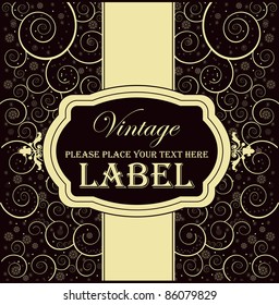 Vintage label