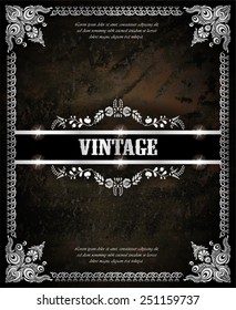 Vintage label background