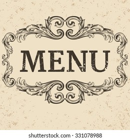 Vintage label. Calligraphic design elements and page decoration, Premium Quality and Satisfaction Guarantee Label collection with vintage engraving flowers. 
