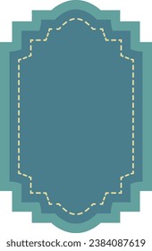 Vintage Label Color Illustration Isolated Vector