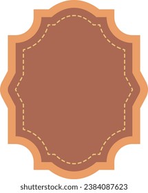 Vintage Label Color Illustration Isolated Vector