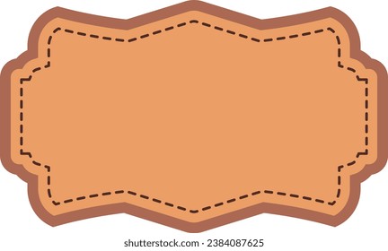 Vintage Label Color Illustration Isolated Vector