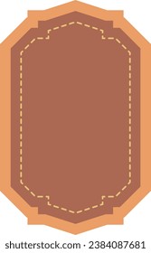 Vintage Label Color Illustration Isolated Vector