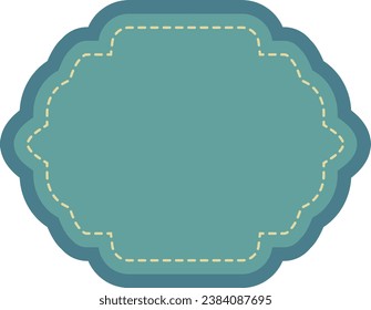 Vintage Label Color Illustration Isolated Vector