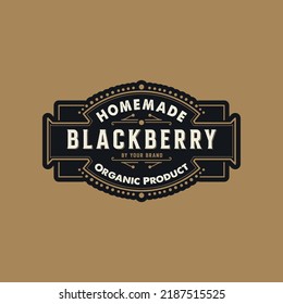 Vintage label design for bottle of wine