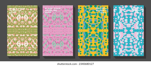 Vintage Label Design Set Ornamental floral business cards, oriental pattern, vector illustration. 