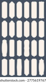 Vintage Label Frame Collection Set, Elegant Banner Template , Decorative Label Frames