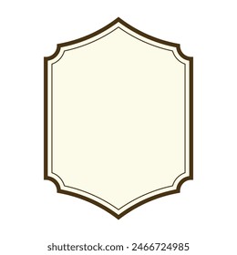 vintage label frame. vector illustration.