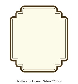 vintage label frame. vector illustration.