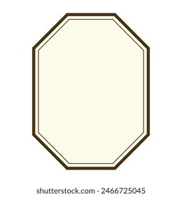 marco de etiqueta vintage. Ilustración vectorial.