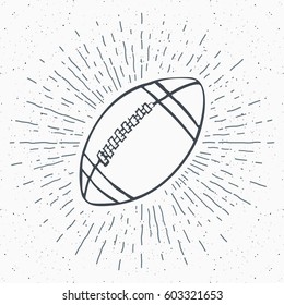 Rugby Ball Sketch High Res Stock Images Shutterstock