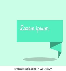 Vintage label illustration paper dialog 02