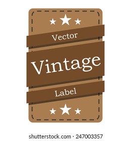 Vintage label. Retro style. Vector design element
