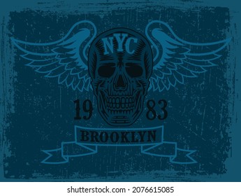 Vintage label set, athletic sport typography for t-shirt print. Varsity style. T-shirt graphic. Vector eps10