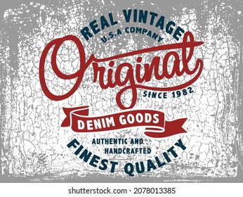 Vintage label set, athletic sport typography for t-shirt print. Varsity style. T-shirt graphic. Vector eps10