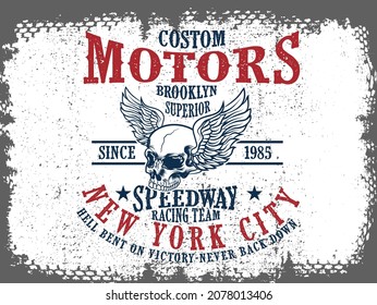 Vintage label set, athletic sport typography for t-shirt print. Varsity style. T-shirt graphic. Vector eps10