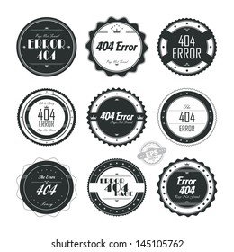 vintage label set of page error