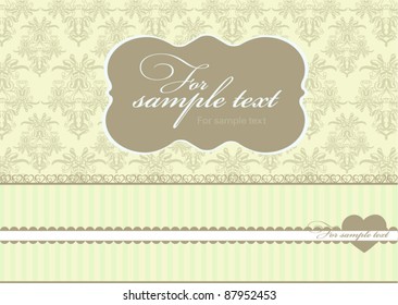 Vintage label vector