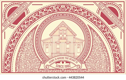 Vintage Label. Vector resources.