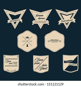 Vintage Label Vector Set