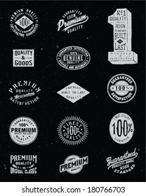 Vintage Label Vector Set