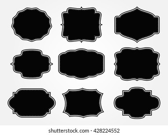 Vintage Labeldecorative Framevector Illustration Stock Vector (Royalty ...