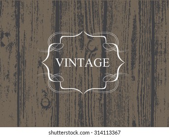Vintage label.Retro background.Vector illustration.