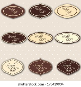 Vintage labels 
