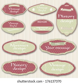 Vintage labels 
