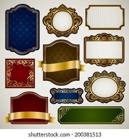 Vintage labels
