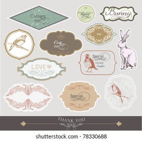 the vintage labels collection