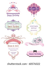 vintage labels collection 4