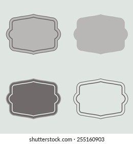 Vintage Labels Collection.   Vector Illustration. 