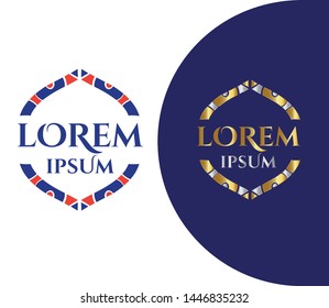 Vintage labels and frames design element