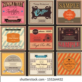 vintage labels and retro packaging