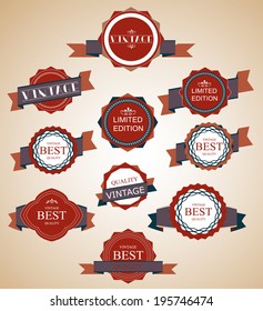 Vintage Labels Set