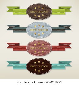 vintage labels set