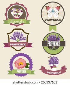 Vintage labels set